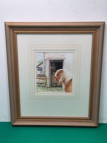 Framed 1991 shetland pony - framed,