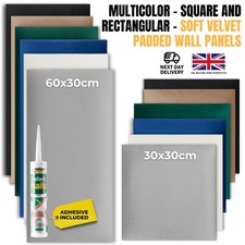 Soft Velvet Upholstered Wall Panels – Square And Rectangular Shape For Headboard