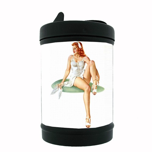 Classic pinup girl - girl, black