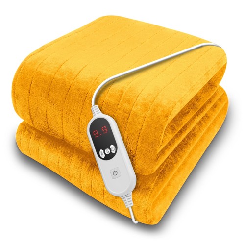 Heated throw electric blanket - heated,