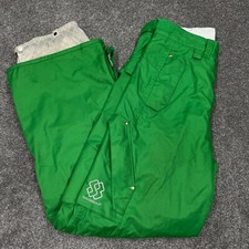 Special Blend Snow Pants Men Small Green Winter Snowboard Ski Pockets Cargo
