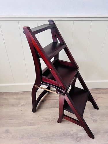 Vintage library step stool - vintage,