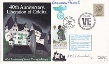 40th Anniv Of Liberation of Colditz signed 2 inmates J Bisset & A Cholmondeley