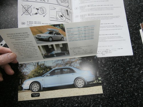Rover alloy wheel options - 75,