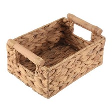 3X(Small Wicker Baskets for Organizing Bathroom, Hyacinth Baskets for6927