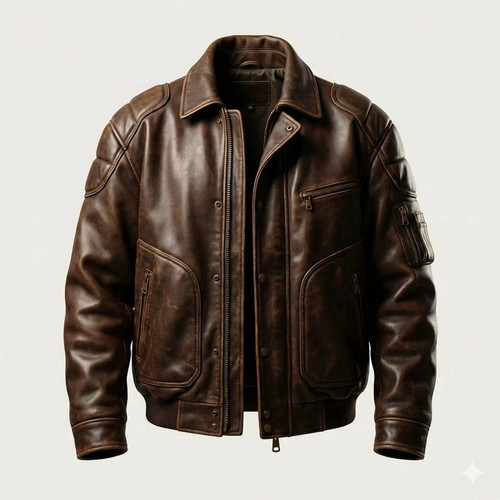 Men vintage brown - men's,