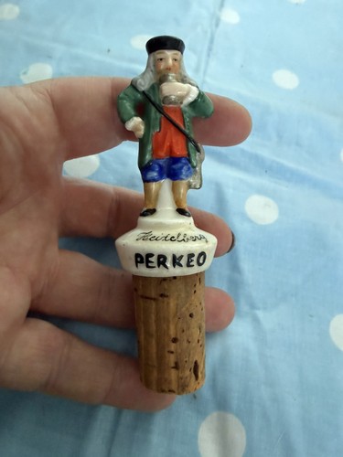 Perkeo ceramic and cork bottle