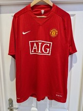 Original Authentic Nike Manchester United 2007/2008 Home Shirt size  XXL 
