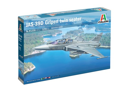 Italeri 91216 jas - jas-39d, gripen