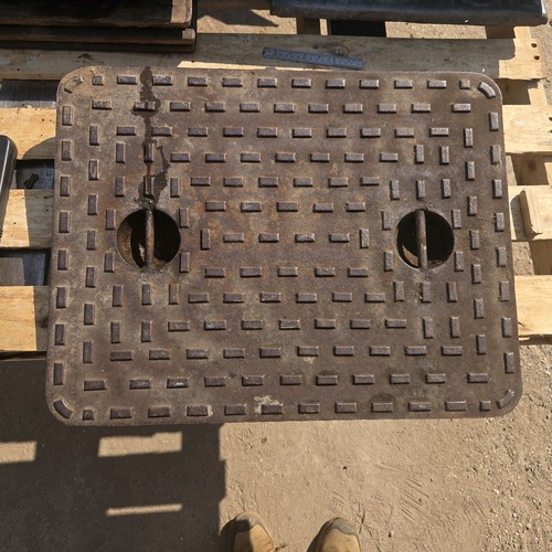 Cast iron manhole cover - manhole,