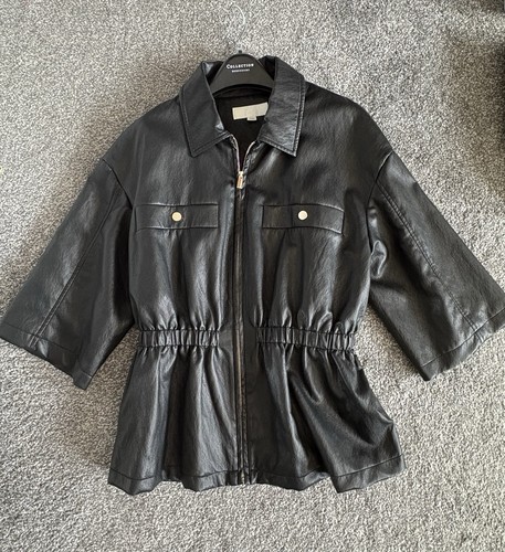 Zara faux leather - leather, black