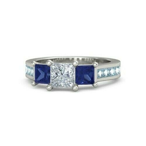 5ct princess cut simulated - princess,