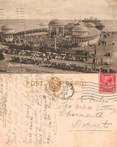 Vintage postcard hastings - postcard,