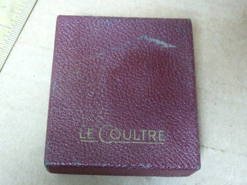 Old coultre watch box - coultre,