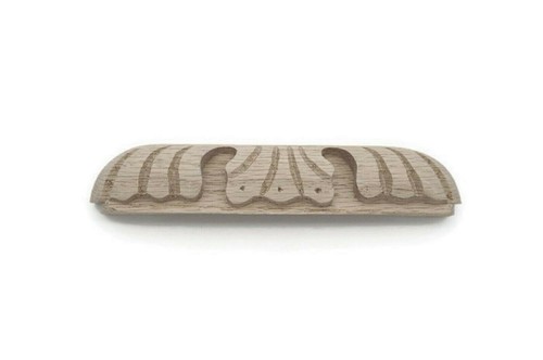 Carved wood nos pulls oak - carved,