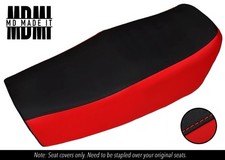 FITS HONDA CJ 250 T 77-79 CUSTOM VINYL SEAT COVER BLACK & RED