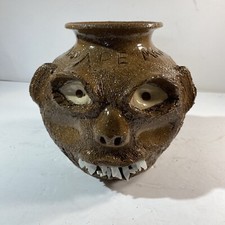APE MAN Face Jug/ Vase Vale NC