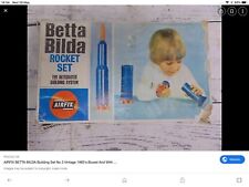 Very Rare 1960s Airfix Betta Bilda Rocket Set Mib Unused