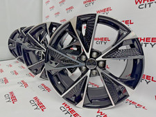 19" Inch Audi RS7 Style Alloy Wheels – Black Machined Finish 5x112 GOING CHEAP!!