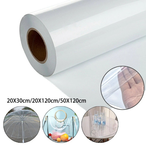 Clear transparent pvc - clear,