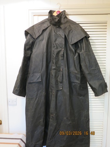 Vintage green driza - driza-bone, mens
