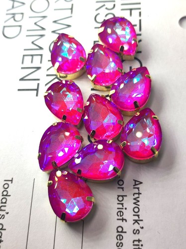 10pcs 13x18mm magenta pink - 13x18mm,