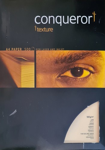 Conqueror textured paper - textured,