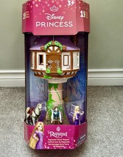 Disney Store Rapunzel Tangled Tower Doll House With Flynn Maximus and Pascal