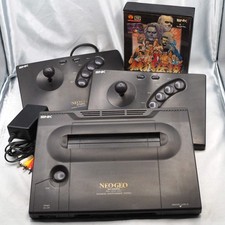 NEO GEO AES Console System NEO-0 UNIBIOS 2 Controllers W/ Fatal Fury Special
