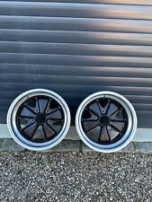 Pair Original Genuine Porsche 911 Fuchs Alloy Wheels 8x15 RESTORED 91136102042