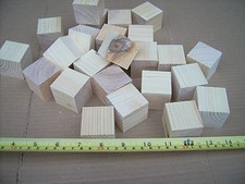 24x Wood cubes. Wooden cubes /