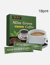 18pcs Green Coffe Green Slim Coffee with Ganoderma Fat Burner,weight Loss