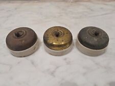 3 x Vintage Reclaimed Brass &
