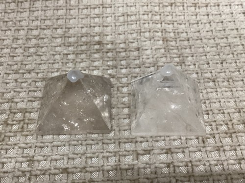 Crystal clear quartz pyramid - clear,