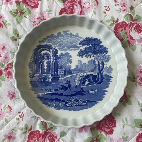 Spode blue italian 9in round - blue,
