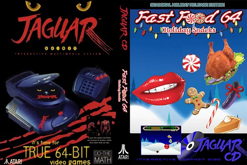 Atari jaguar game fast food - cd,