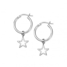 ChloBo Open Star Hoop Earrings