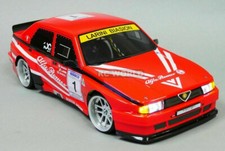 1/10 RC Car BODY Shell ALFA ROMEO 75 TURBO EVO 190mm - RED RACE - *FINISHED* 