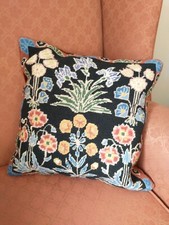 Rare Vintage Ehrman Kaffe Fassett Design - Tapestry Cushion CARPET GARDEN. NEW