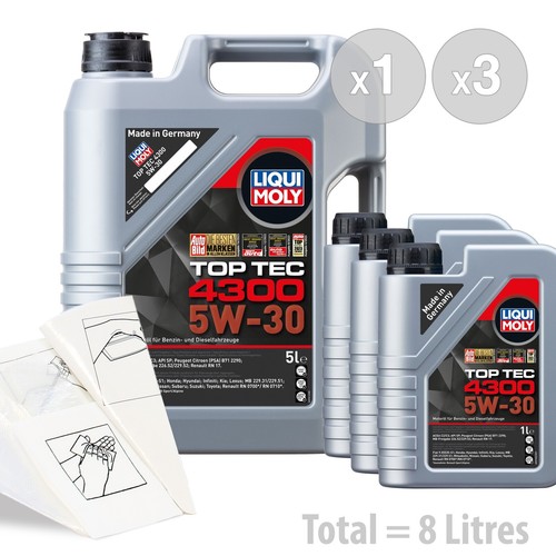 Car engine oil service kit - car,
