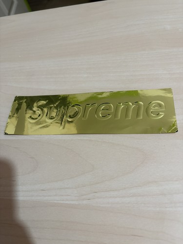 Supreme embossed metallic gold - embossed,