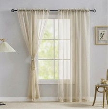 Sheer Linen Voile Curtains