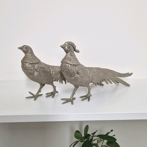 Pair vintage silver - pair, of