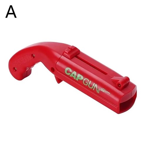Cap gun beer bottle opener - gun,