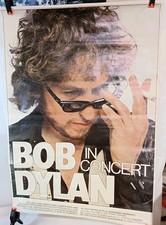 Original 1978 Bob Dylan European Tour Official Poster -24x32.5", 61x83cm