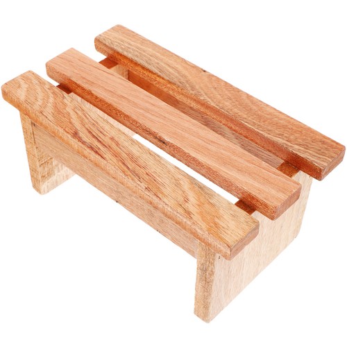 Wooden footstool bathing - wooden,
