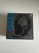 Logitech G733 Lightspeed Wireless Gaming Headset - Black w/dongle cable.