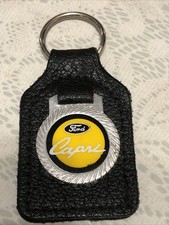 Ford Capri Keyring Vintage Genuine Leather Collectable