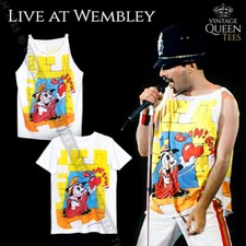 Freddie Mercury T-shirt tank top Wembley 1986 Betty Bom Bom FR