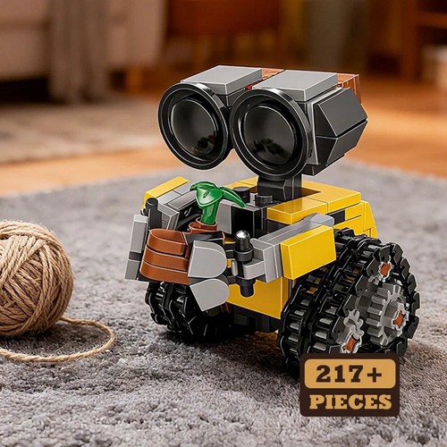 Wall mini robot building - wall-e,